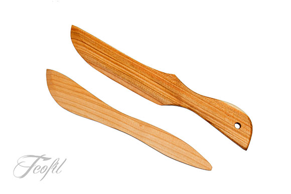 Küchenmesser aus Holz